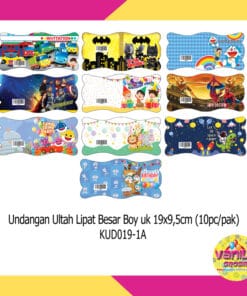 20Pcs Undangan BOY + FREE PLASTIK