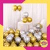 (24PCS) PAKET BALON CHROME + CHROME