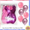 (24Pcs) Paket Balon Macaron + Balon Chrome