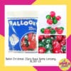 (25Pcs) Balon Christmas Rusa Santa Lonceng