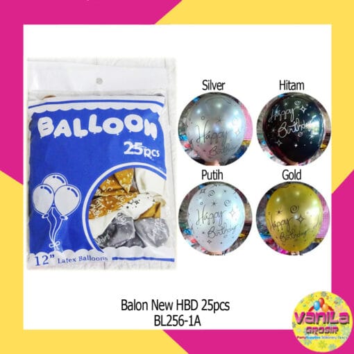 (25Pcs) Balon HBD (2