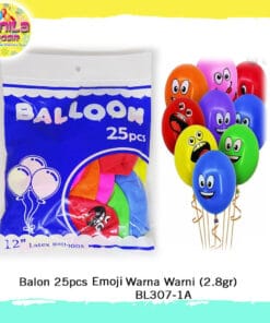 (25Pcs) Balon Karakter Emoji (2