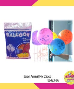 (25Pcs) Balon Latex Animal Mix