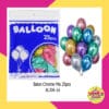 (25Pcs) Balon Latex Chrome