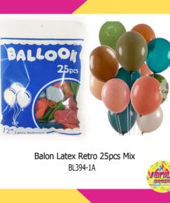 (25Pcs) Balon Latex Retro