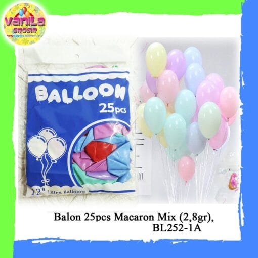 (25Pcs) Balon Macaron (2