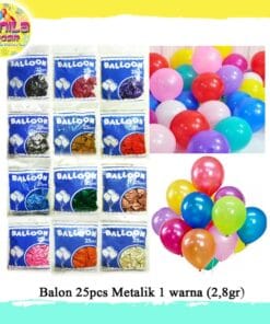 (25Pcs) Balon Metalik (2