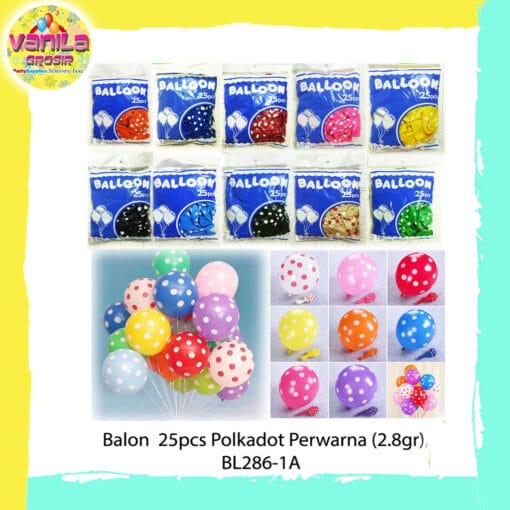 (25Pcs) Balon Polkadot (2