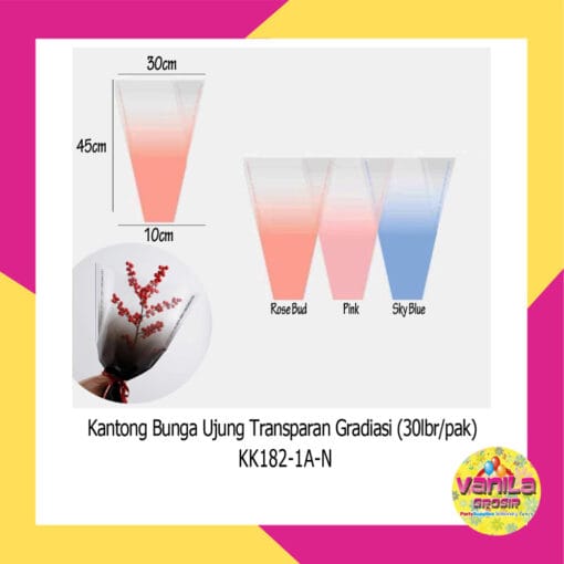 (30Lembar) Kantong Plastik Bunga