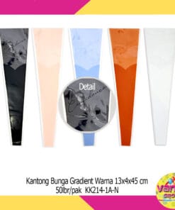 (50Lembar) Kantong Bunga List Gradient Warna