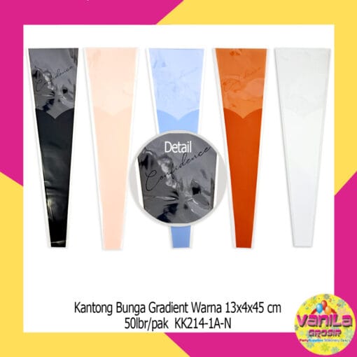 (50Lembar) Kantong Bunga List Gradient Warna