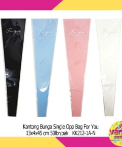 (50Lembar) Kantong Bunga Single Motif Bag For You