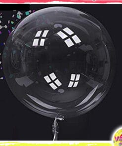 50PCS BALON PVC TRANSPARAN