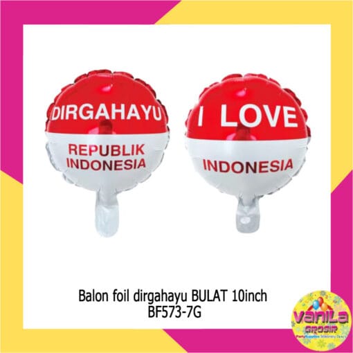 (50Pcs) Balon Foil Dirgahayu