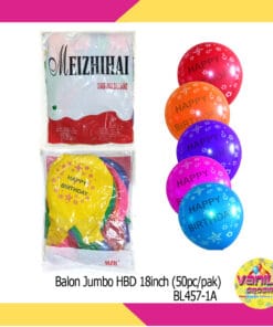 (50Pcs) Balon JUMBO Mix HBD 7