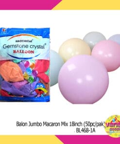 (50Pcs) Balon Jumbo Macaron Mix 18inch