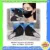 (50Pcs) Masker Duckbill 3D (HITAM)