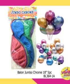 (5Pcs) Balon Chrome Jumbo