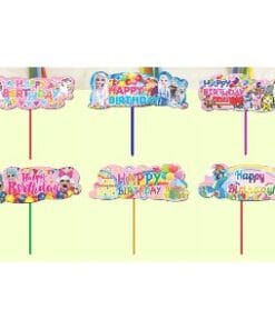 5Pcs Cake Topper Karakter Stik CT04 Girl