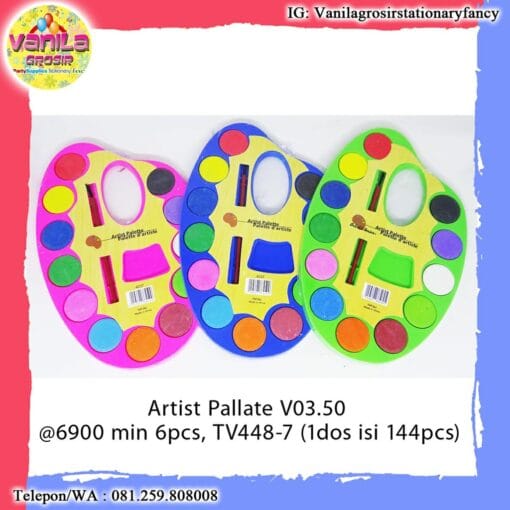 ARTIST PALLETE / CAT AIR / WATER COLOR