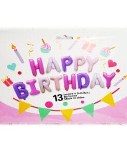 BALON FOIL SET HBD (UNGU PINK)