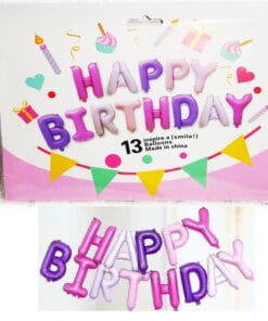 BALON FOIL SET HAPPY BIRTHDAY
