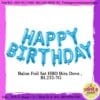 BALON FOIL SET HBD BIRU (DOFF)