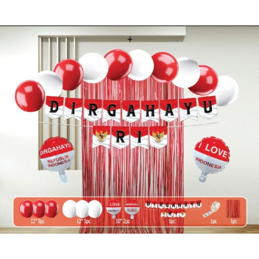 BALON PAKET 17 AGUSTUS DIRGAHAYU RI