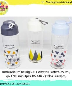 BOTOL MINUM BELING ABSTRAK PATTERN 350ML