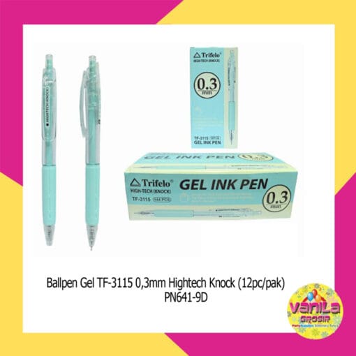 Ballpen Gel Tf Hightech Knock