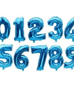 Balon Foil Angka Biru