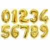 Balon Foil Angka GOLD