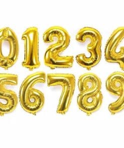 Balon Foil Angka GOLD
