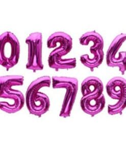 Balon Foil Angka Pink