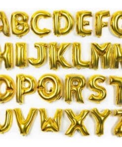 Balon Foil Huruf Gold