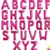 Balon Foil Huruf Pink