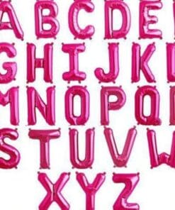 Balon Foil Huruf Pink
