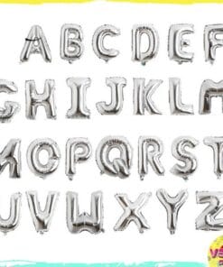 Balon Foil Huruf Silver