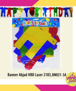 Banner Abjad HBD Laser