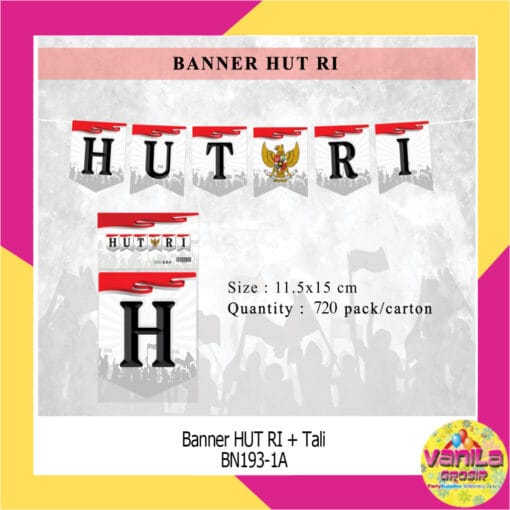Banner HUT RI + Tali