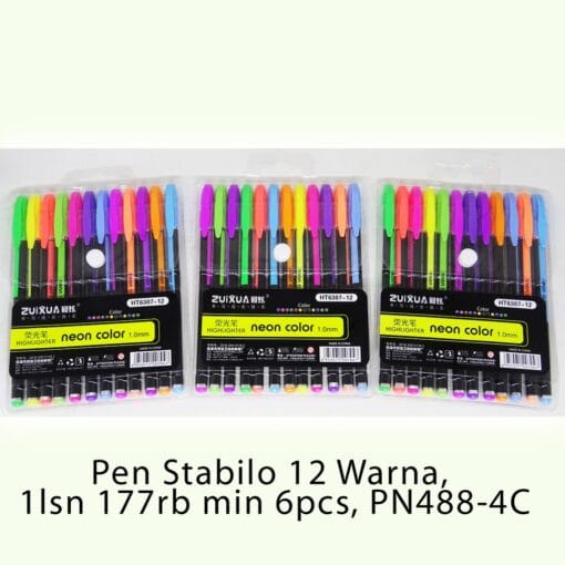 Bolpen Stabilo 12 Warna