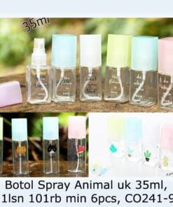 Botol Sprey Animal /Botol Kecantikan/Botol Parfum  gambar Animal