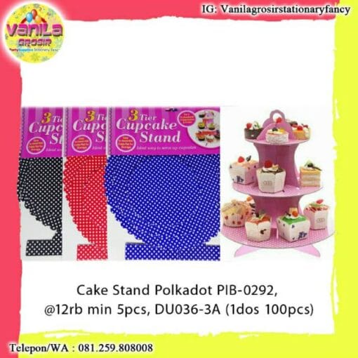 CUP CAKE STAND / CAKE STAND POLKADOT