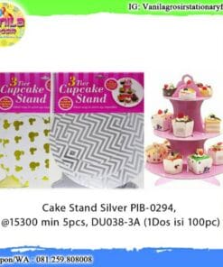 CUP CAKE STAND / CAKE STAND SILVER