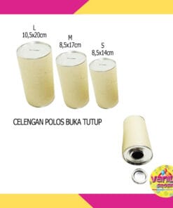 Celengan Kaleng Polos Ukuran L