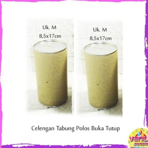 celengan kaleng tanpa stiker