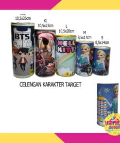 Celengan Target Karakter Ukuran S