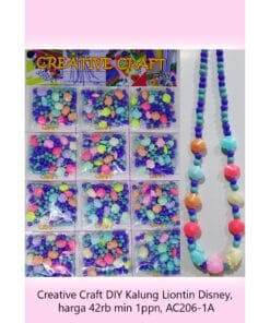 Creative Craft DIY Necklace Hello Kitty Blue Accesories