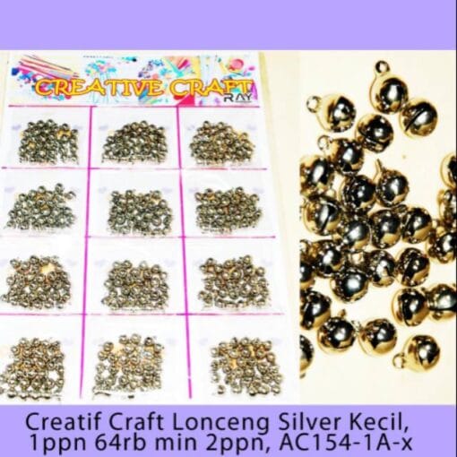 DIY CREATIVE CRAFT LONCENG SILVER KECIL AKTIVITAS ANAK KREATIVITAS