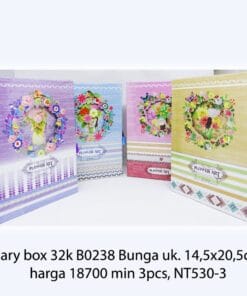 Diary box 32k B0238 Bunga